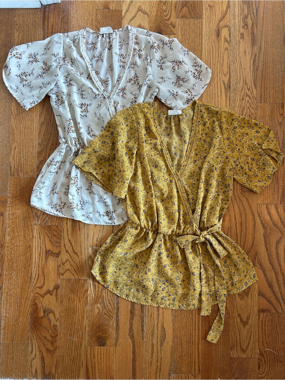 Sienna Sky Floral Wrap Blouses